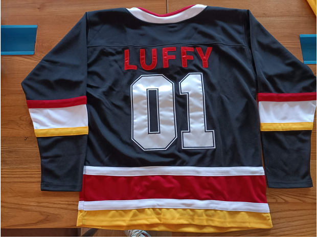 One Piece “LUFFY” hockey jersey